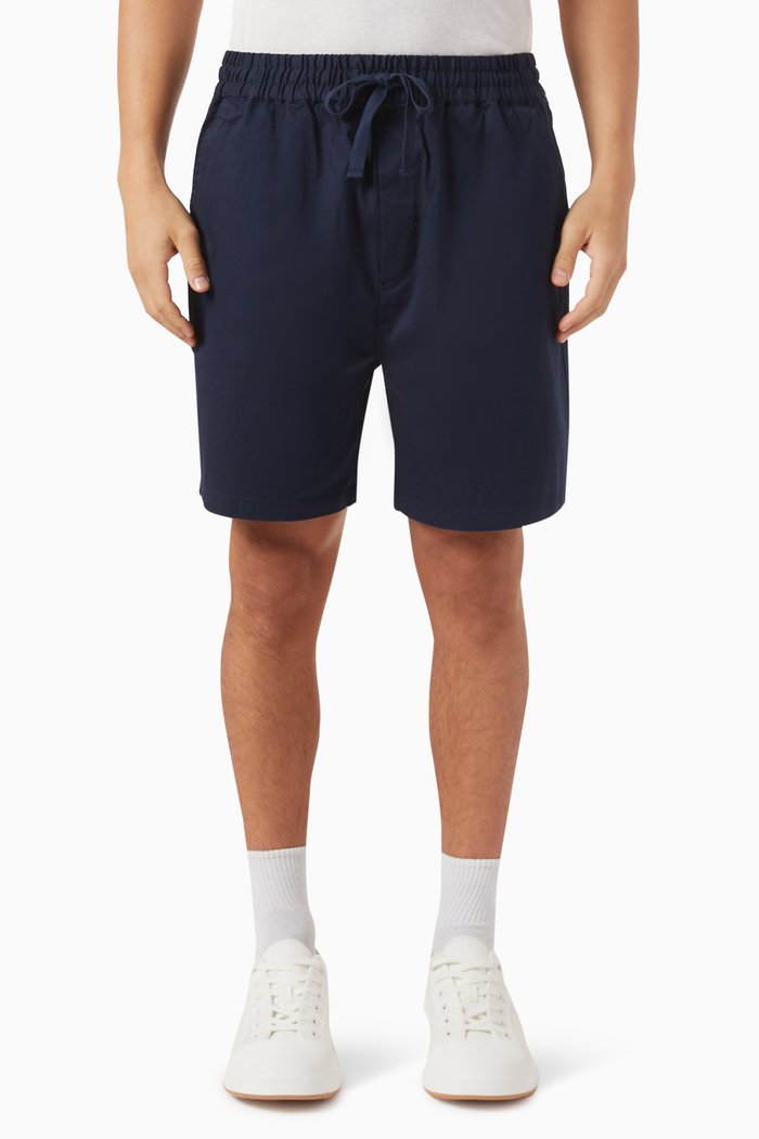 Otto Shorts in Stretch-cotton, Blue