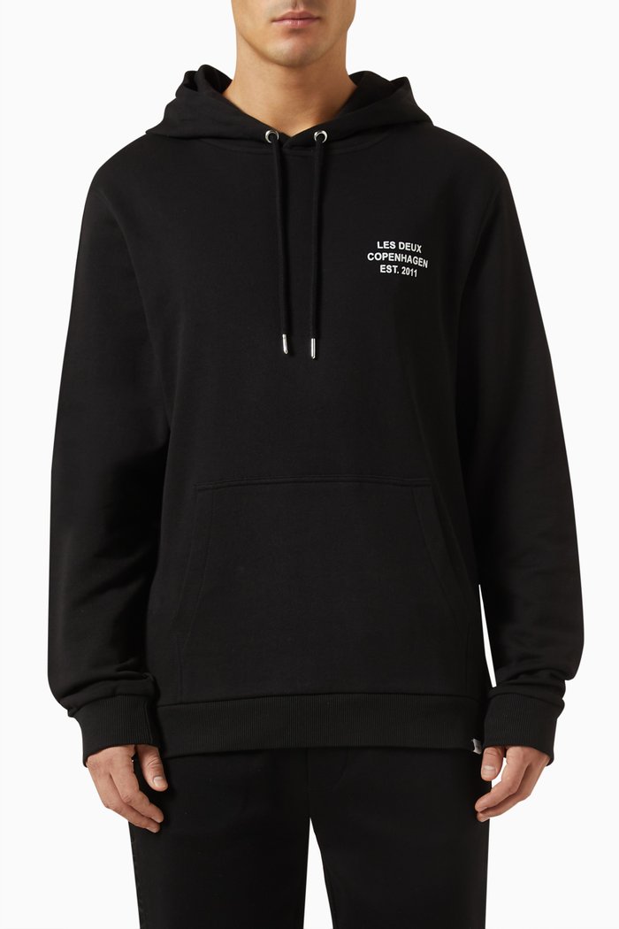 

Copenhagen 2011 Hoodie in Cotton, Black