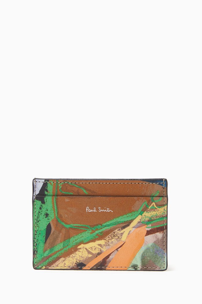 

Life Drawing Card Holder in Calf Leather, Multicolour