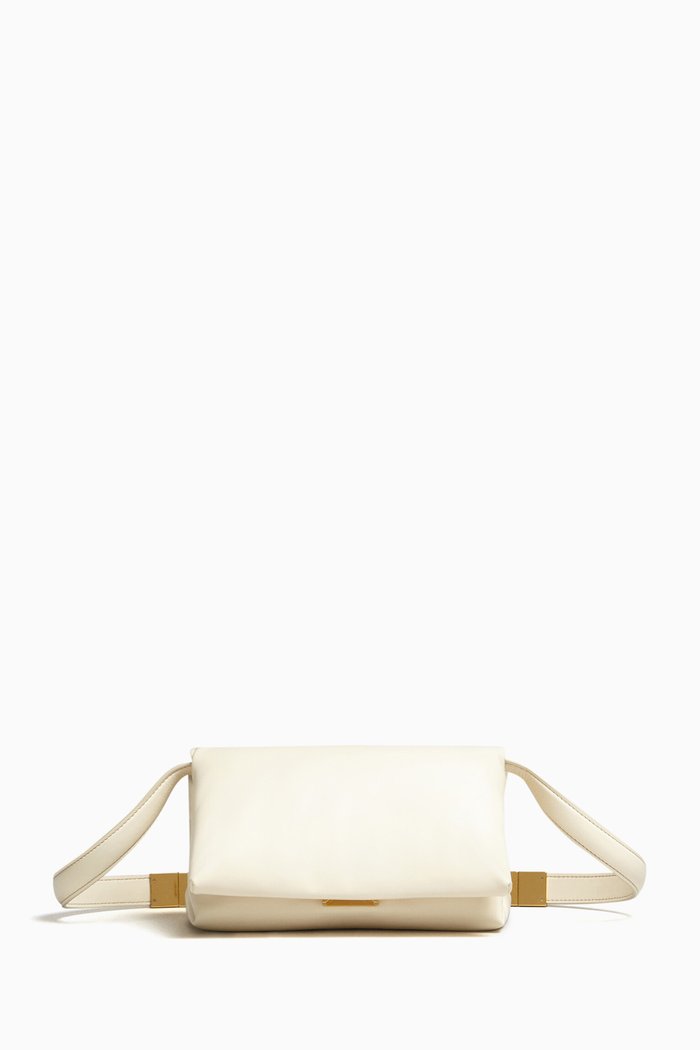 

Prisma Bag in Leather, White