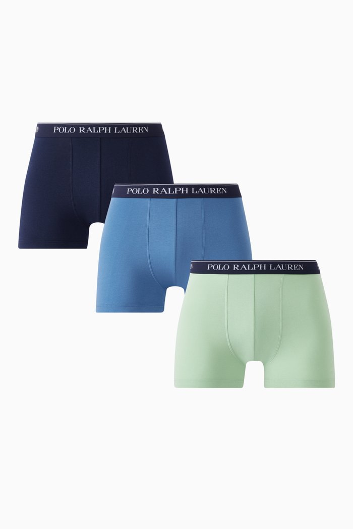 

Classic Trunks in Stretch Cotton, Set of 3, Multicolour