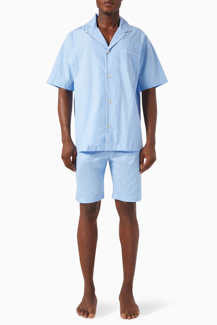 

Sleep Set in Cotton, Blue