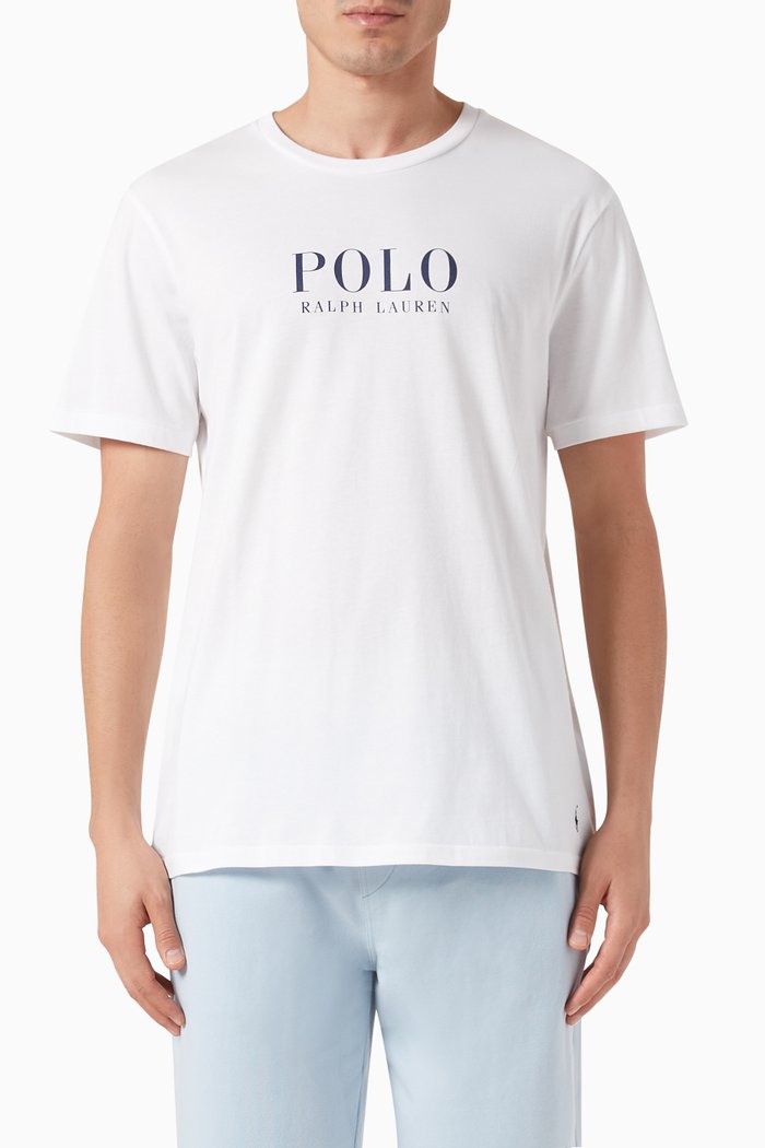 Logo T-shirt in Cotton, White