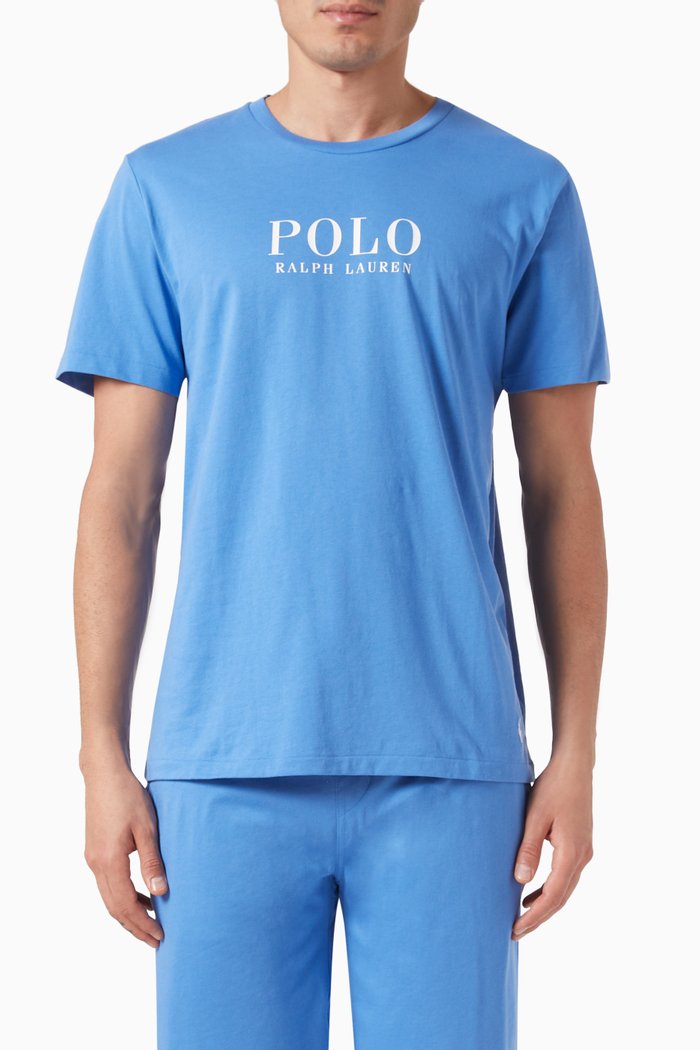 

Logo T-shirt in Cotton, Blue