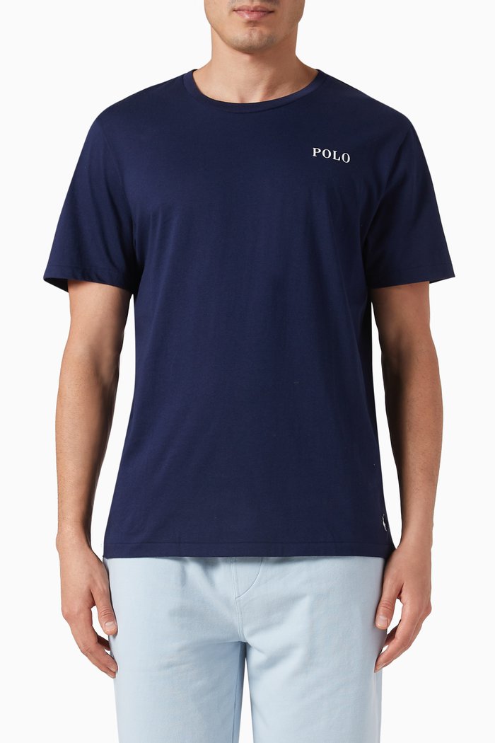 

Logo T-shirt in Cotton, Blue