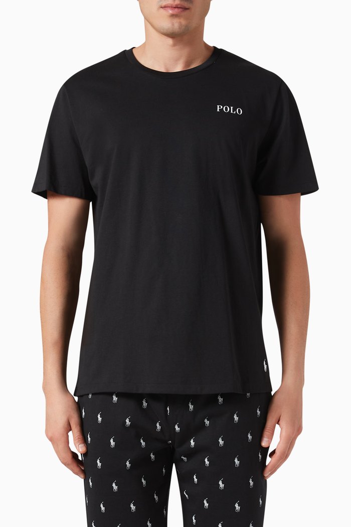 

Logo T-shirt in Cotton, Black