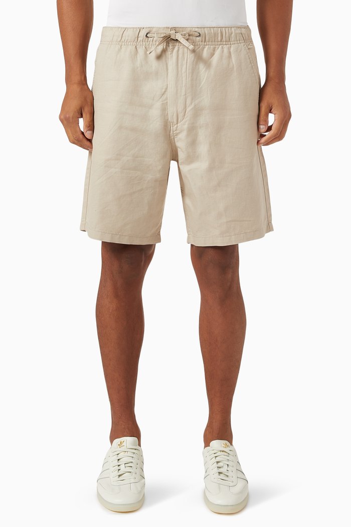 

Jones Drawstring Shorts in Cotton-blend, Green