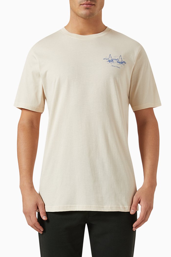 

Printed T-shirt in Cotton, Neutral