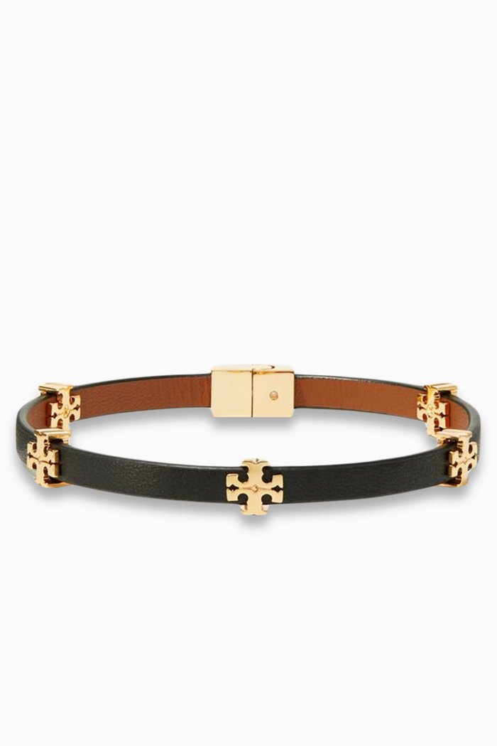 

Eleanor Bracelet in Leather, Black