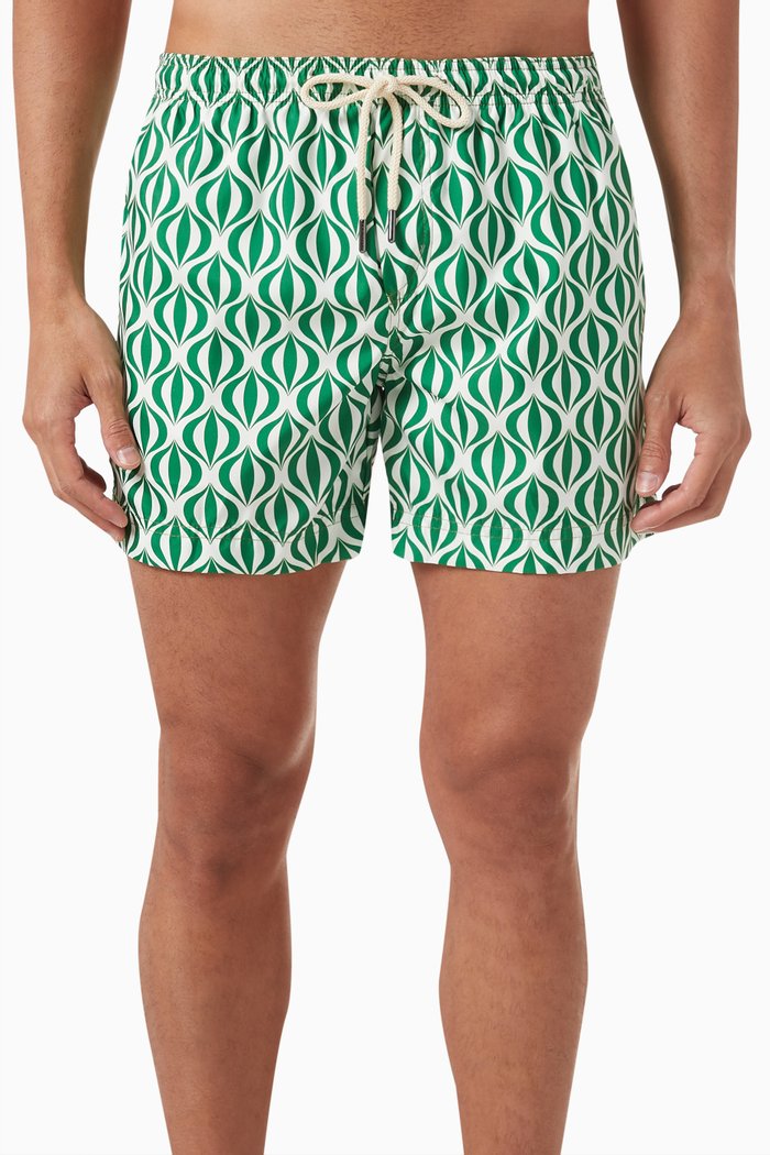 

Calacipoll Swim Shorts in Recycled Polyester, Green