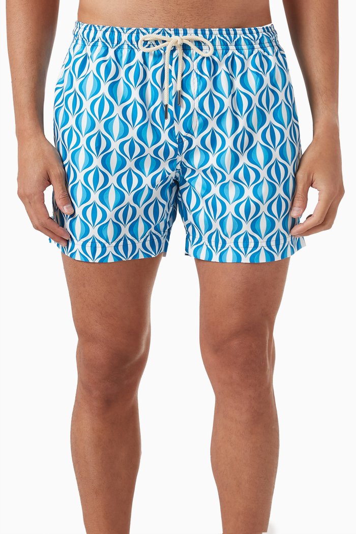 

Calacipoll Swim Shorts in Recycled Polyester, Blue