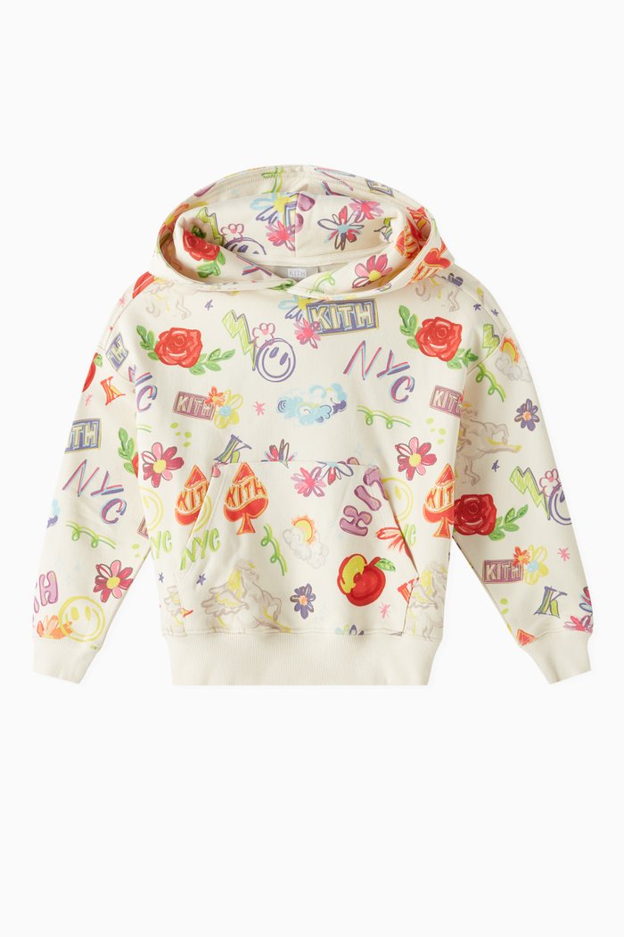 

Sketchbook Hoodie in Cotton, White