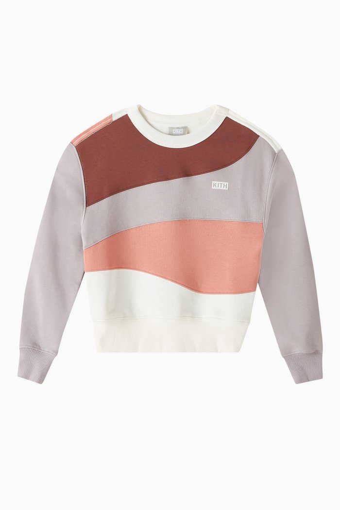 

Liam Crewneck Sweater in Cotton, Multicolour