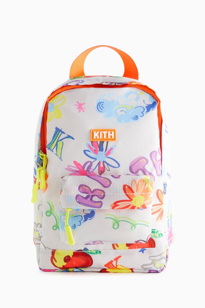 

Sketchbook Mini Backpack in Nylon, White
