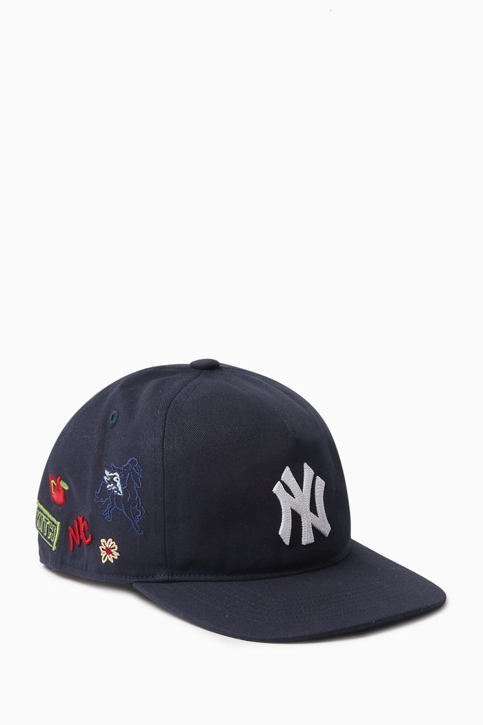 

New York Yankees Motif '47 Snapback Cap in Cotton, Black