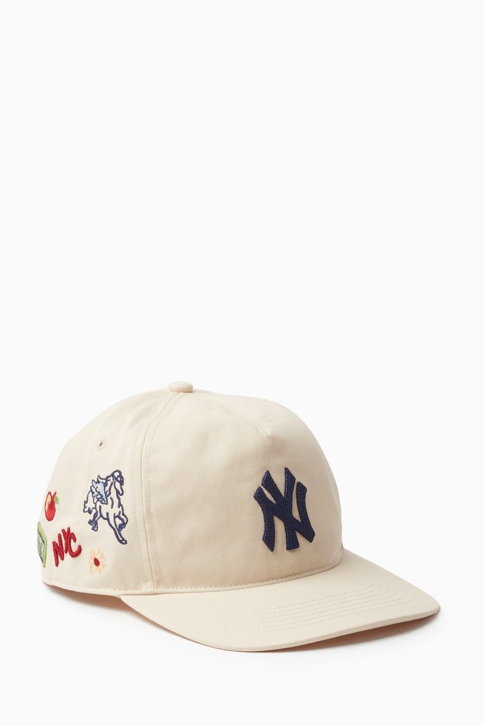 

New York Yankees Motif '47 Snapback Cap in Cotton, White