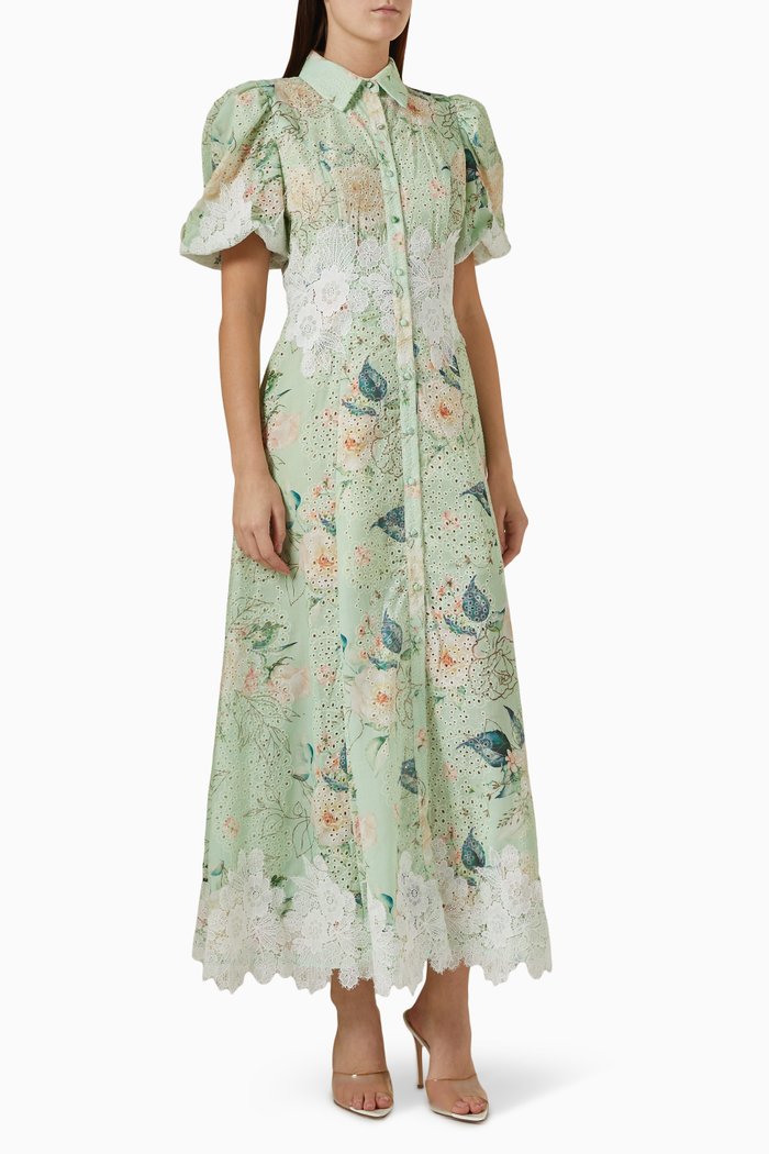 

Musician Floral-print Maxi Dress, Multicolour