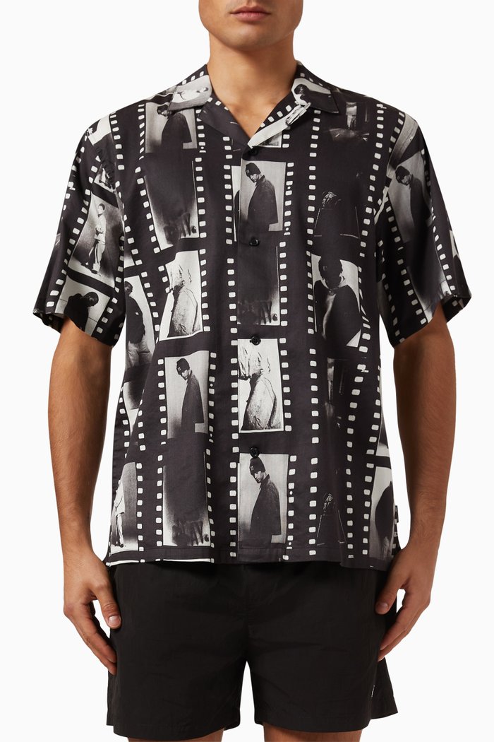 

Photo Strip Shirt in Cotton-blend, Multicolour