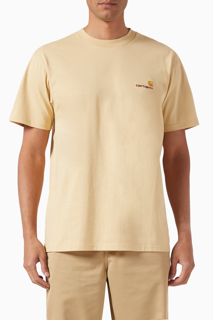 

American Script T-shirt in Cotton-jersey, Neutral