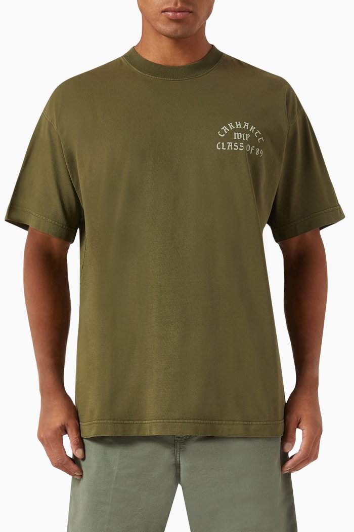 

Class of 89 T-shirt in Organic Cotton, Green