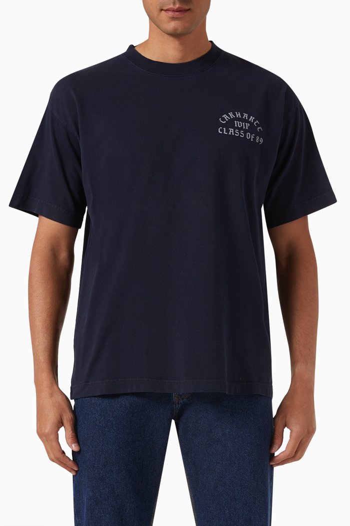 

Class of 89 T-shirt in Organic Cotton, Blue