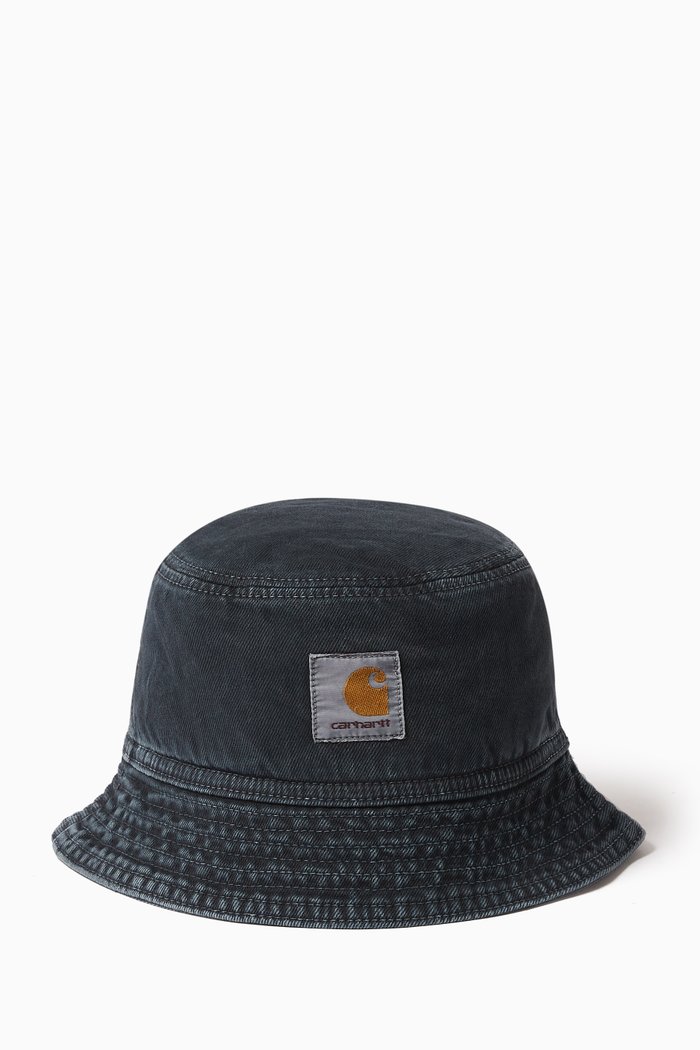 

Garrison Bucket Hat in Cotton, Black