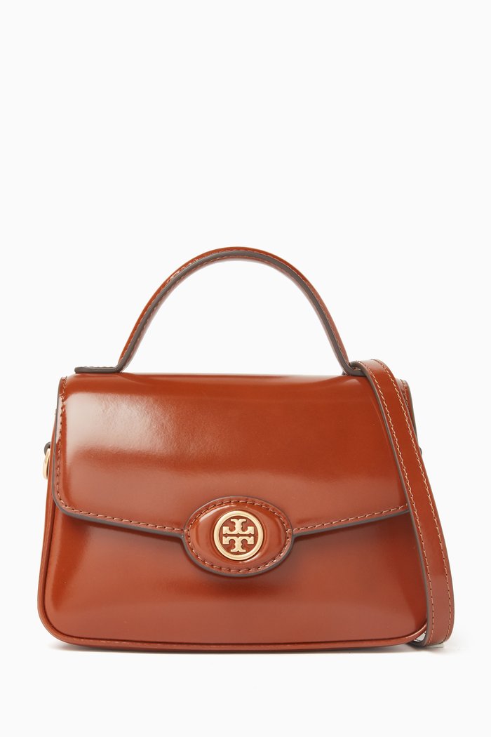

Small Robinson Bag in Spazzolato Leather, Red