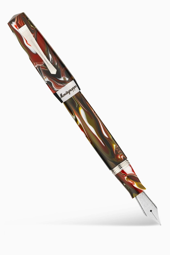 Elmo 02 Asiago Fountain Pen in Resin, Multicolour