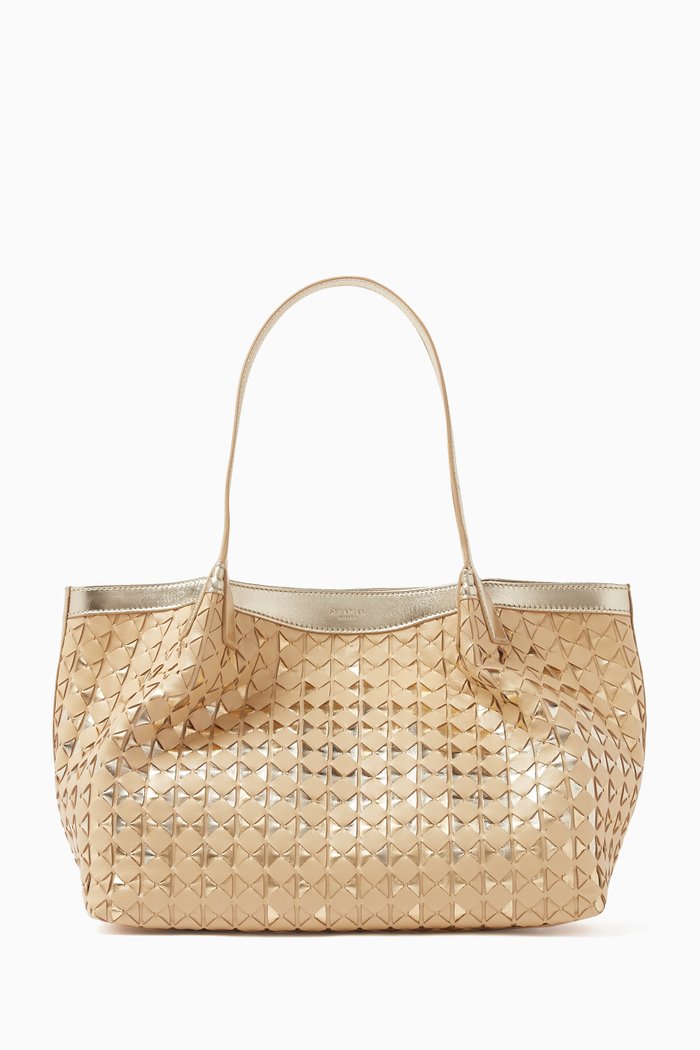 

Small Secret Bag in Mosaico Mestieri D'arte Leather, Multicolour