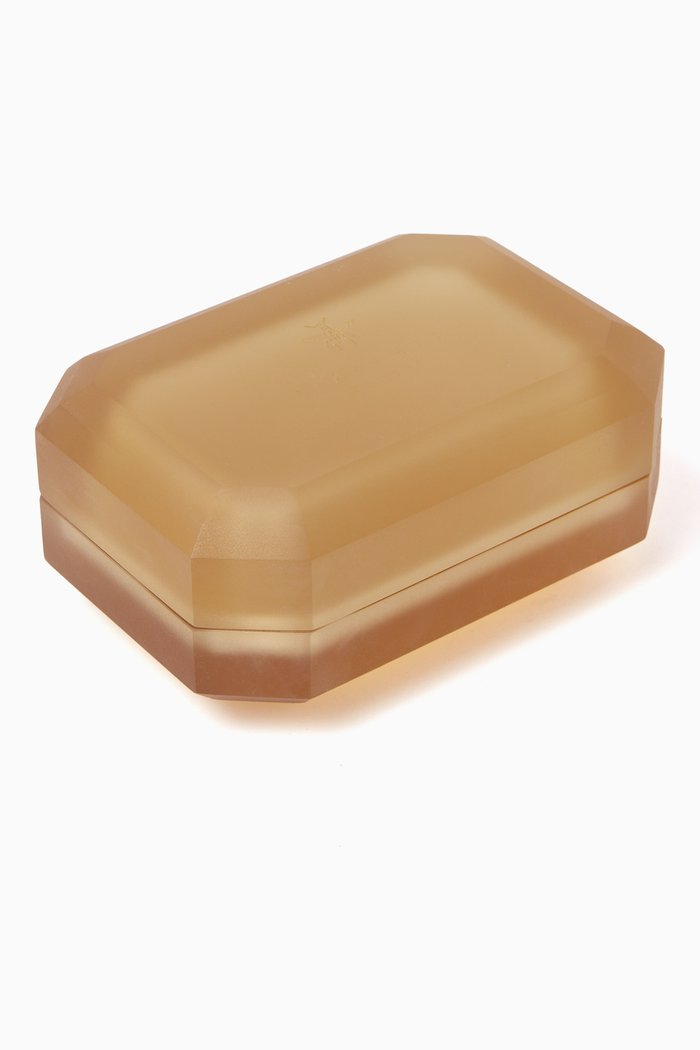 Jewel Trinket Box in Resin, Green