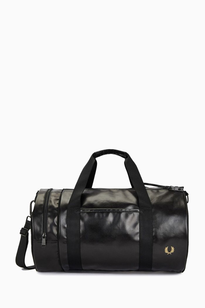 

Classic Barrel Bag in Recycled Poly-blend, Black