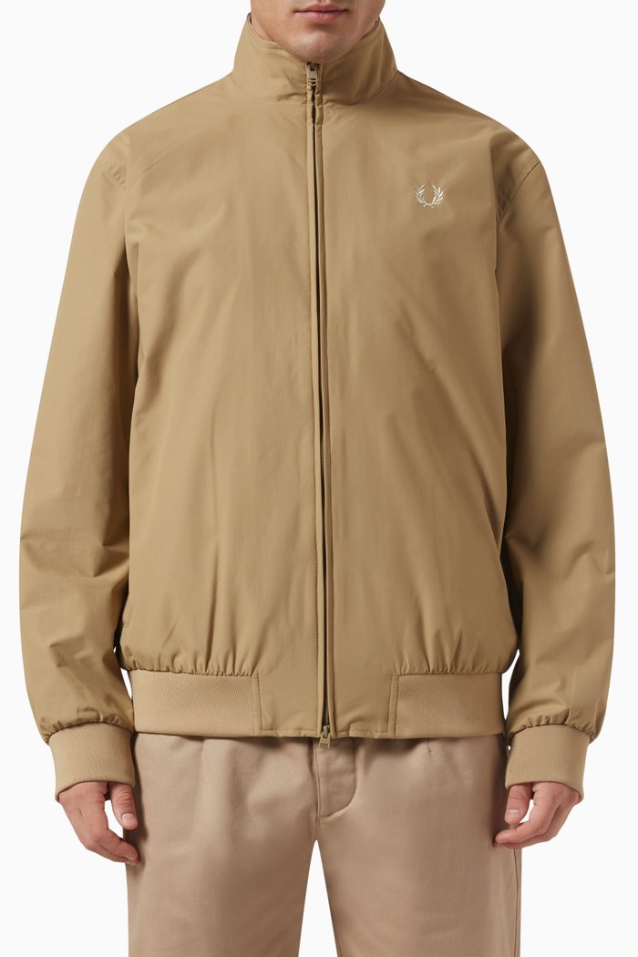 

Brentham Jacket in Nylon-twill, Grey