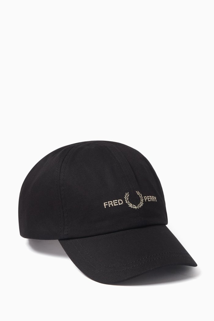 

Logo-embroidered Cap in Cotton, Black