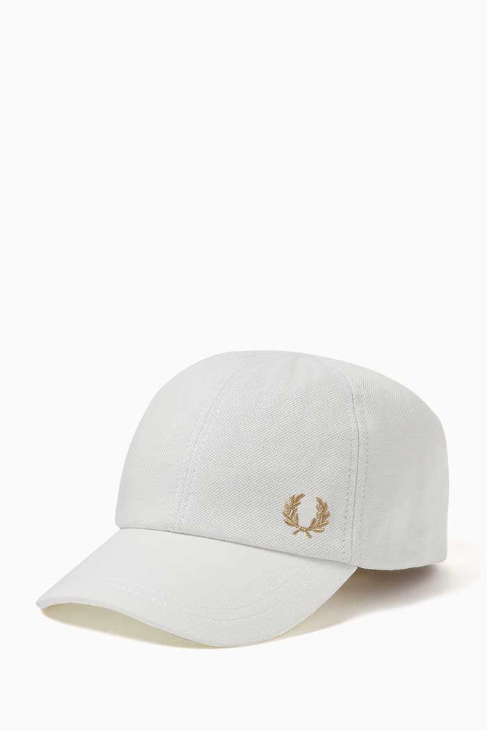 

Classic Baseball Cap in Cotton Piqué, White