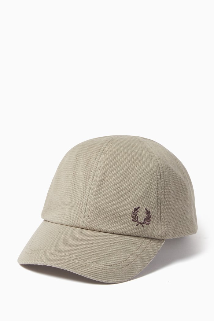 

Classic Baseball Cap in Cotton Piqué, Grey