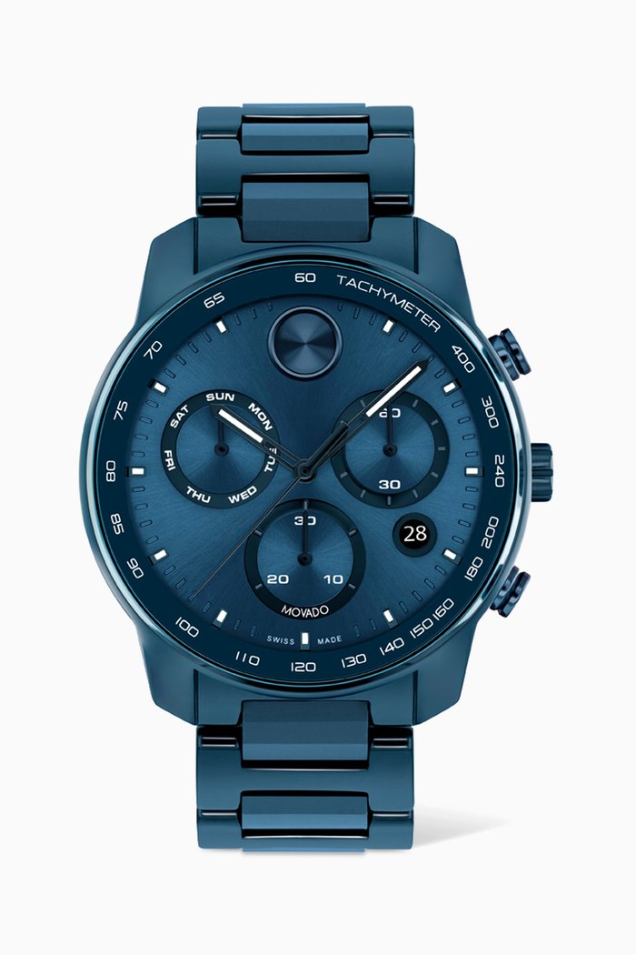 Bold Verso Chronograph Watch, 44mm, Blue