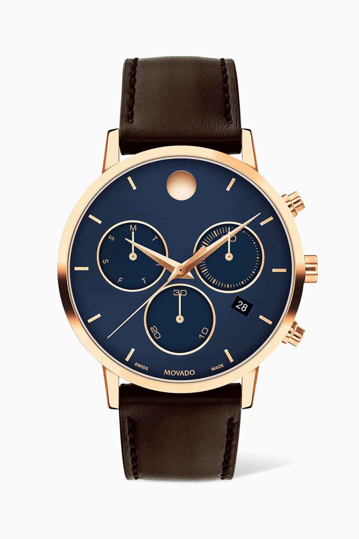 

Museum Classic Chronograph Watch, 42mm, Blue