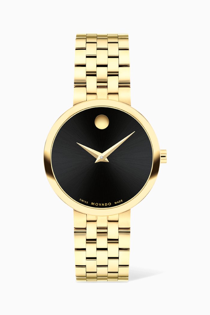 

Museum Classic Quartz Stainless Steel Watch, 30mm, Black