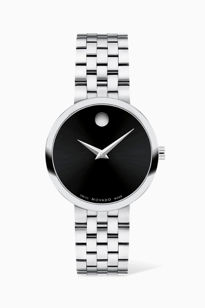 

Museum Classic Quartz Stainless Steel Watch, 30mm, Black