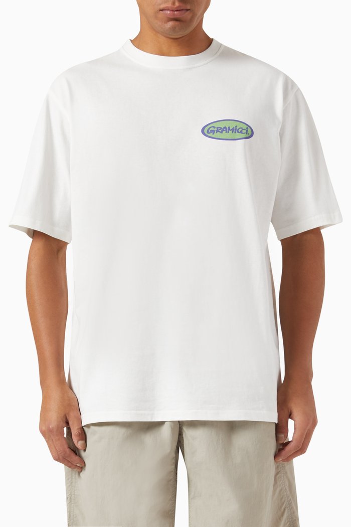 

Oval T-shirt in Organic Cotton, White
