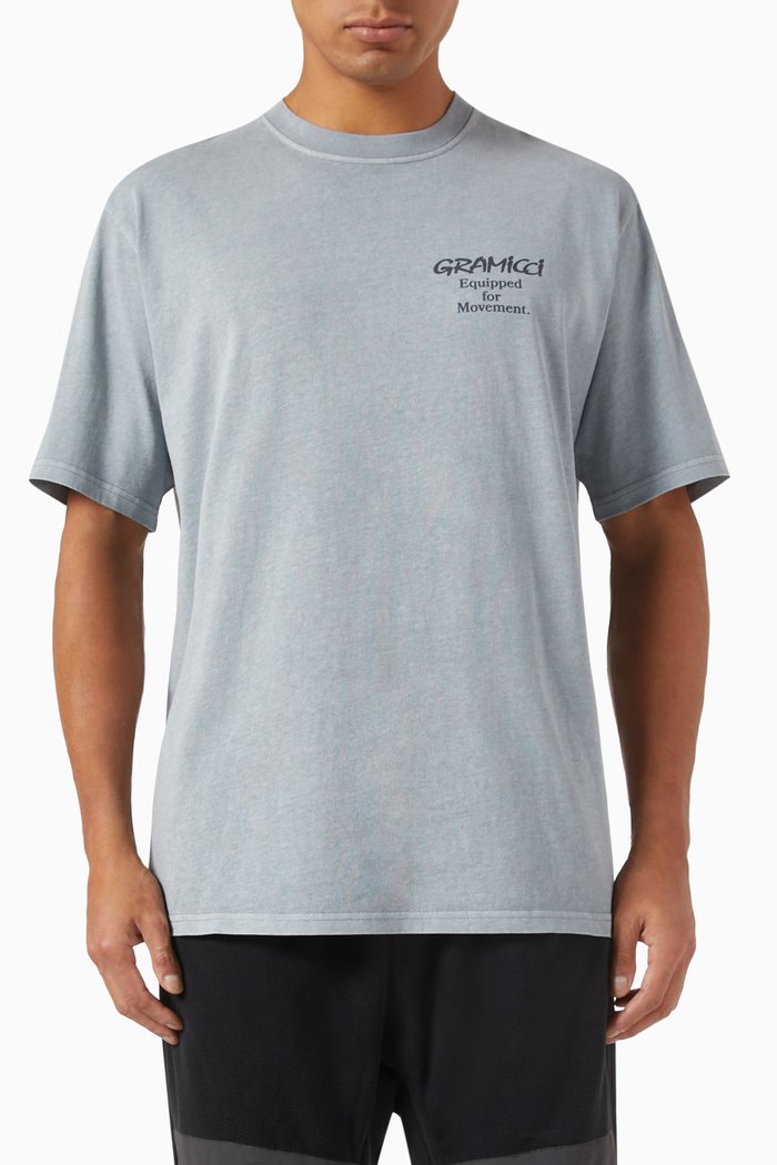 Equipped T-shirt in Organic Jersey, Blue