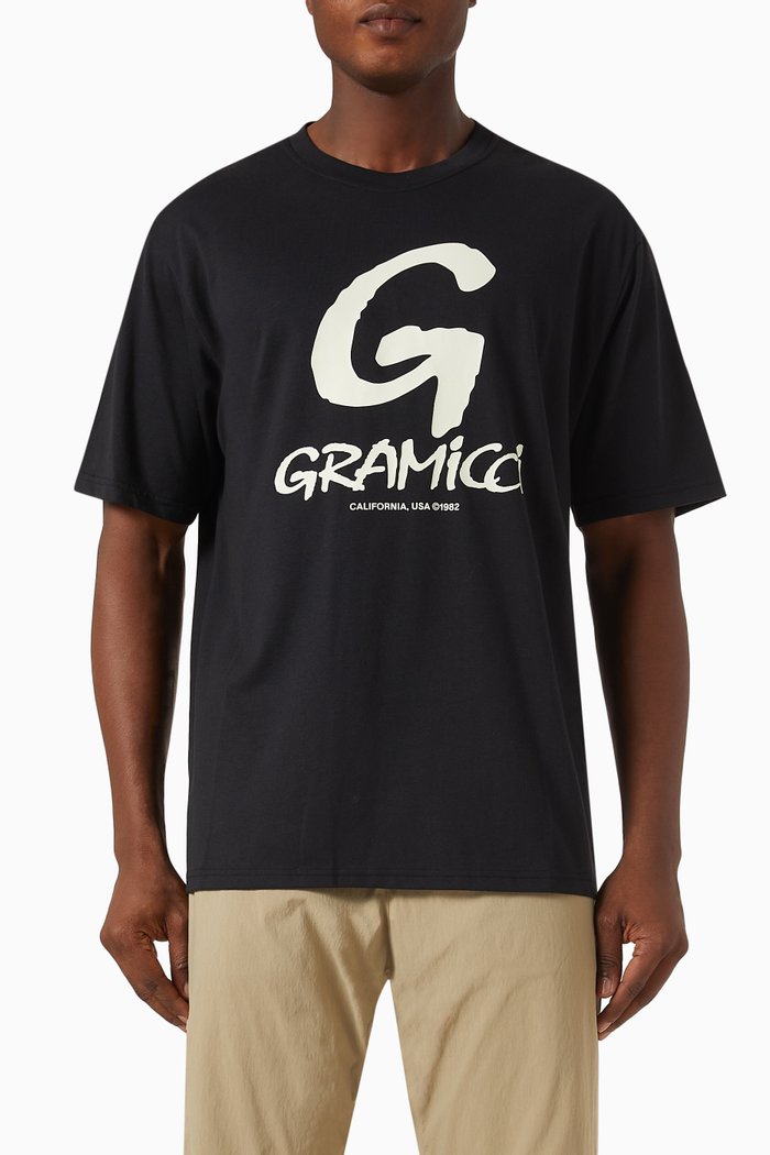 

G Logo T-shirt in Cotton-jersey, Black