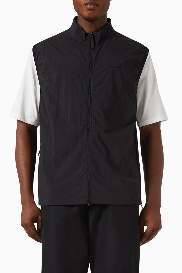 

Tactical Vest in Brushed Nylon, Black