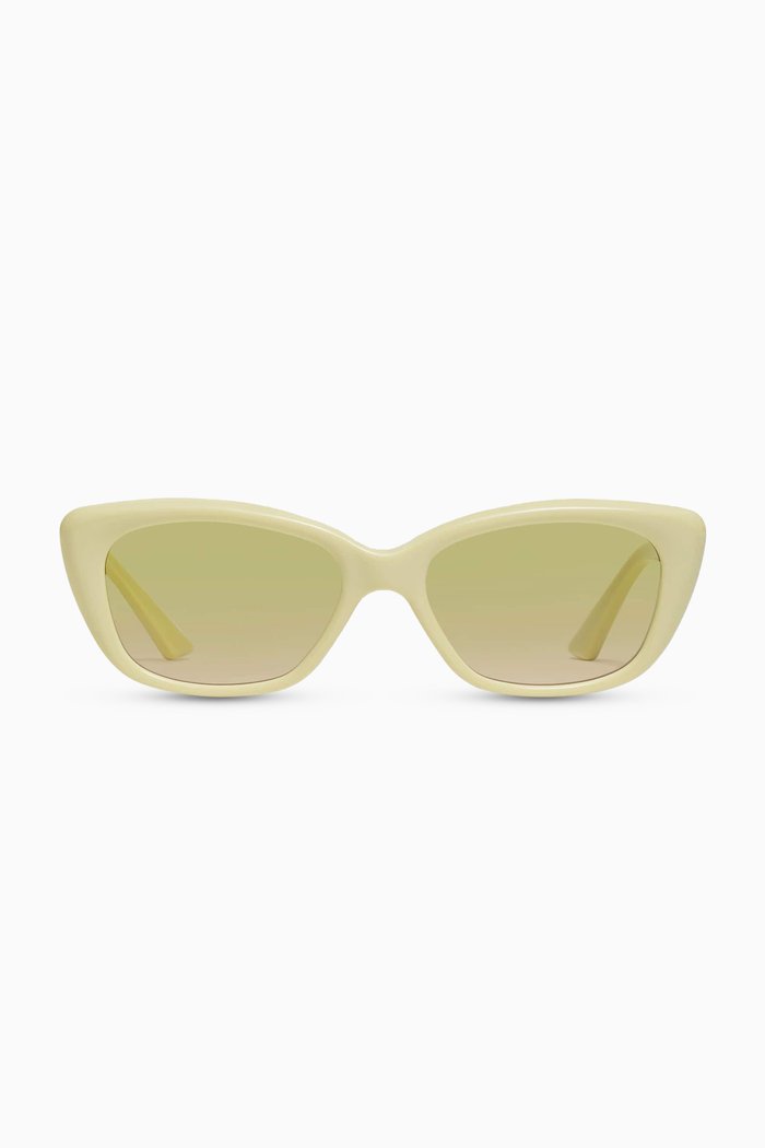 

Unisex Amber Y5 Cat-eye Sunglasses in Acetate, Yellow