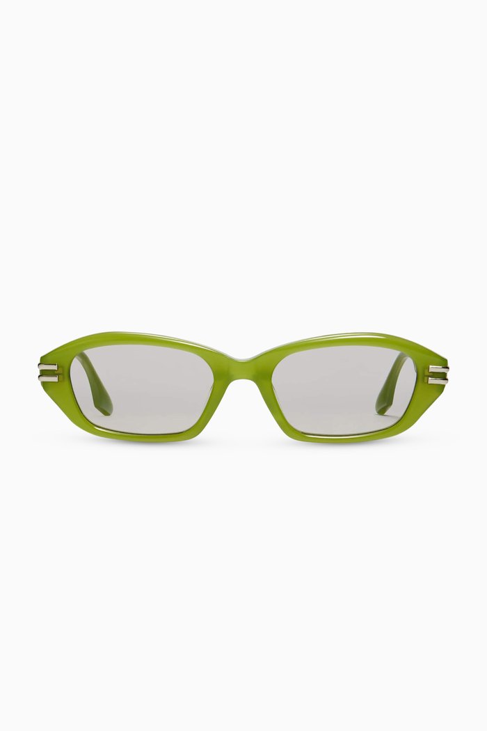 

Unisex Deck GR3 Hexagonal Sunglasses in Acetate, Green