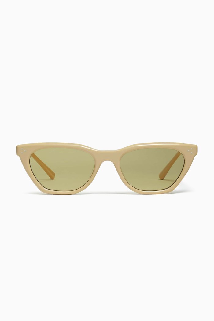 

Unisex Cookie Y6 Cat-eye Sunglasses in Acetate, Yellow