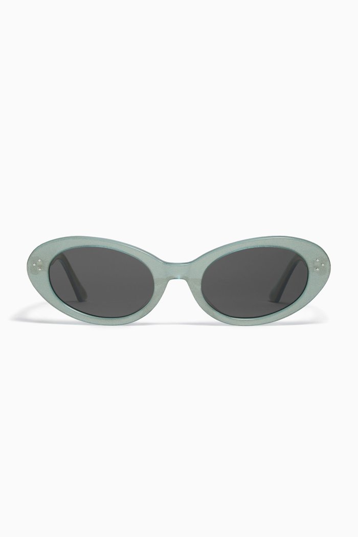 

Unisex Jeans GRC4 Sunglasses in Acetate, Green