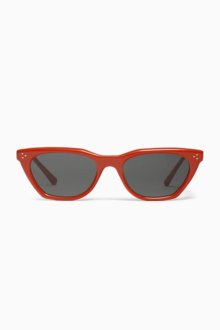 

Unisex Cookie OR2 Cat-eye Sunglasses in Acetate, Orange
