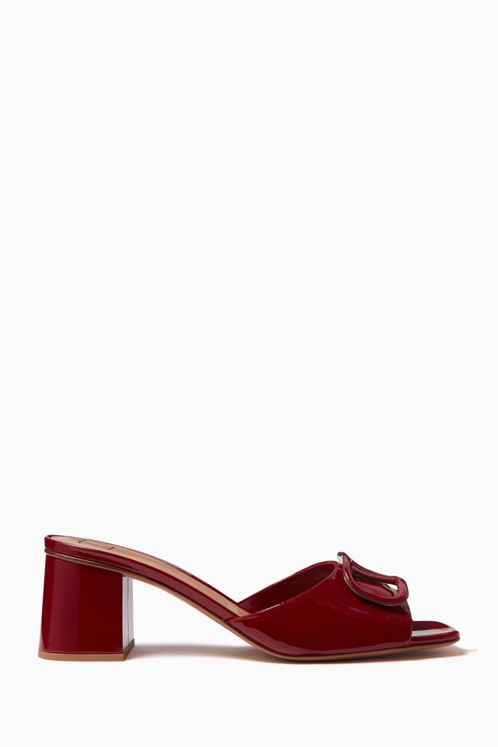

Valentino Garavani VLogo Signature 60 Sandals in Patent Leather, Red