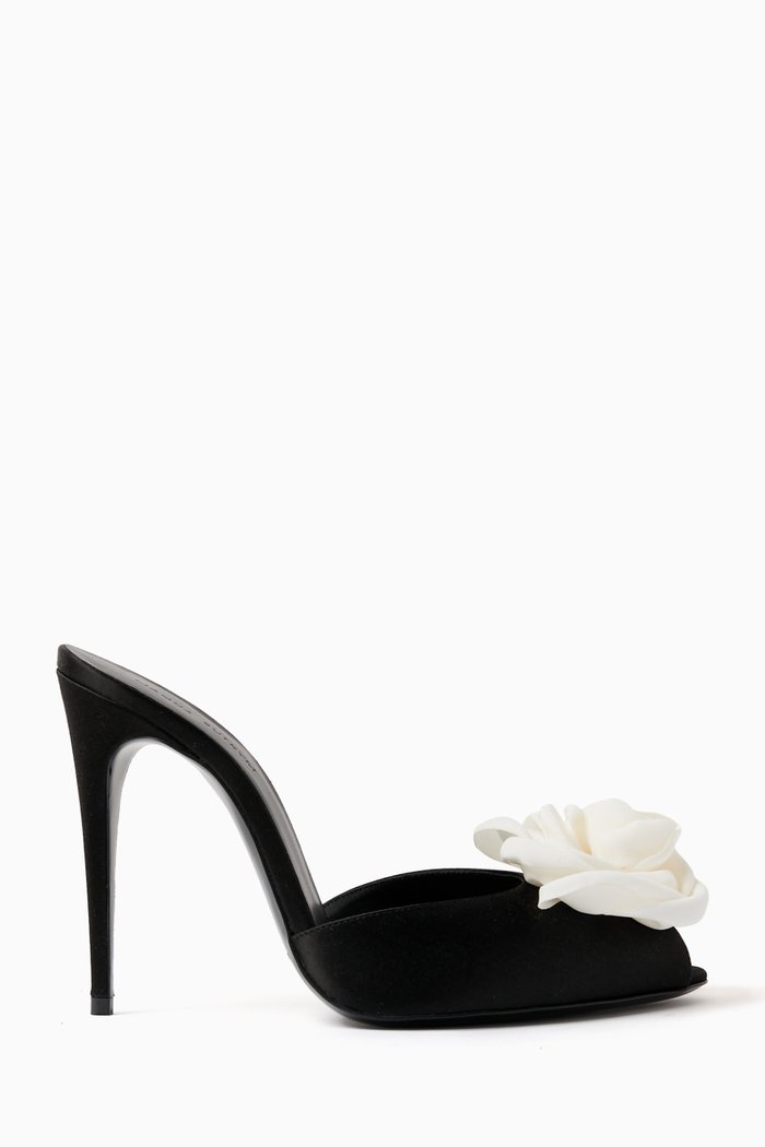

Flower 105 Pumps in Suede, White